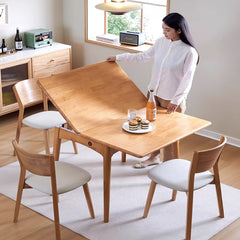 ダイニングテーブル 折りたたみ リビングテーブル 一人暮らしナチュラル 食卓2掛け4掛けxtkj-002