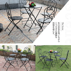 ガーデン テーブル セット 折り畳み 屋外 雨ざらし yly-169