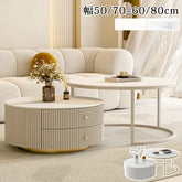 セラミック センターテーブル 円形 モダン ローテーブル おしゃれ ynw-023