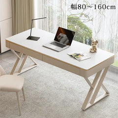 デスク パソコンデスク作業机 白 事務机 セラミック天板 机 オフィス ynw-032