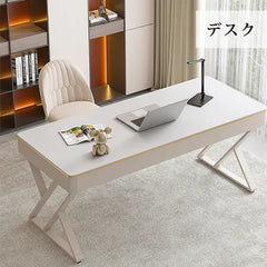 デスク パソコンデスク作業机 白 事務机 セラミック天板 机 オフィス ynw-032