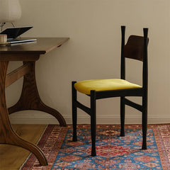 チェア 椅子 イエロー レッド 幅42cm yw-228