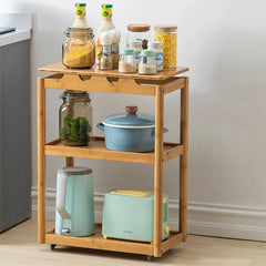 サイドテーブル 木目調 収納 キャスター付き おしゃれ リビング zt-033-bj-table