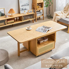 センターテーブル 伸縮式 ナチュラル ローテーブル 木目調 おしゃれ リビング zt-546