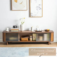 テレビ台 テレビボード おしゃれ TVボード 幅160 収納 ガラス引き戸 大容量収納 zt-551