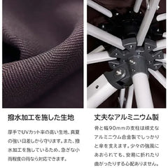 ガーデン パラソルセット 風に強い 自立式 土台付き 幅250 300 350cm 角度調整 360°注水式ベース 庭 日よけ zy-024-1