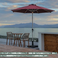 ガーデンパラソル 大型 キャンプ用 アウトドア 庭用 ガーデン テラス 日よけ 遮光 遮陽 防水 おしゃれ zy-130