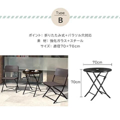 ガーデン テーブル 外用テーブル ベランダ おしゃれ 屋外家具 屋外 スタッキング コンパクト アウトドア 庭 zy-268