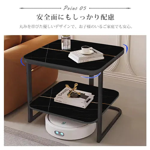 サイドテーブル おしゃれ センターテーブル モダン ローテーブル リビング ary-354