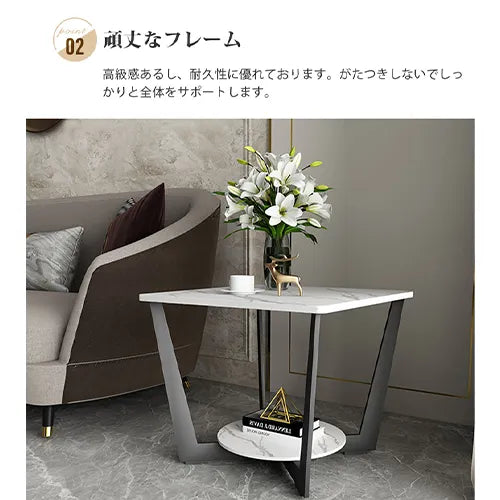 センターテーブル セラミック モダン サイドテーブル 北欧 おしゃれ リビング ary-737