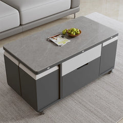 折りたたみ おしゃれ  多機能 昇降式 多機能センターテーブル ローテーブル cf-001