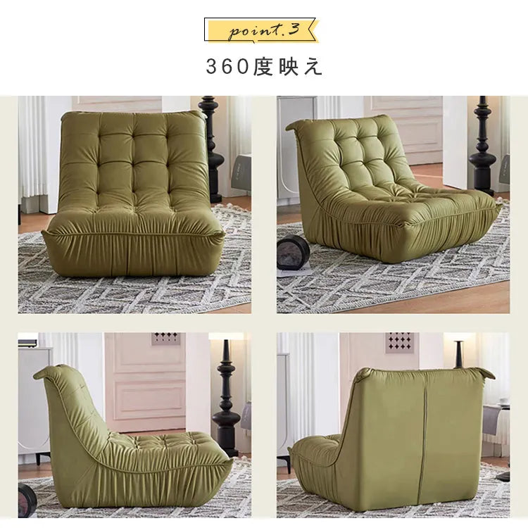 ソファ 1人掛け 座椅子 一人用 オシャレ フロアソファ リビング 幅91cm ソファー 北欧 おしゃれ dlo-026-sofa