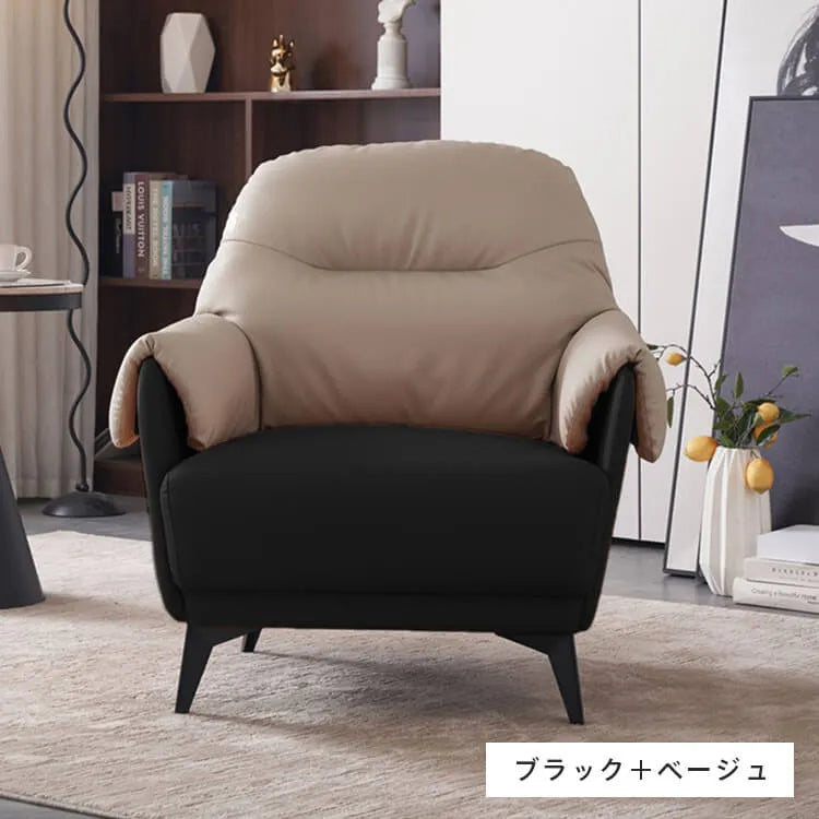 ソファ ソファー 1人掛け おしゃれ 天然木 無垢 幅80cm 一人暮らし 座面広い 高級感 dlo-035