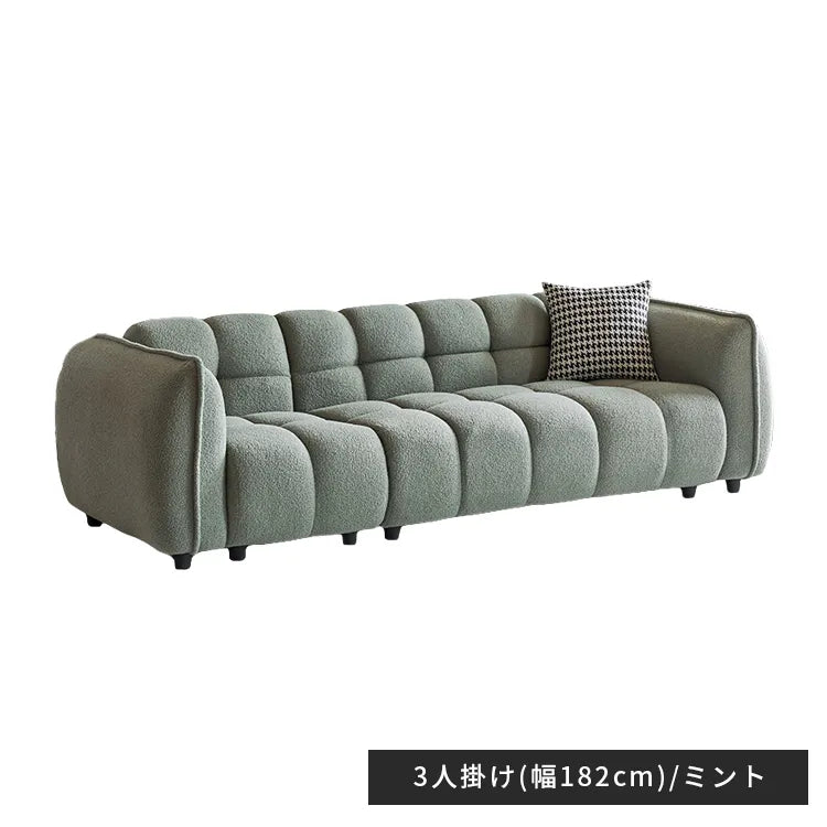 ソファー 2人掛け 3人掛け コンパクト ベルベット ブルー ベージュ おしゃれ 肘掛け付き 北欧 dlo-048-sofa
