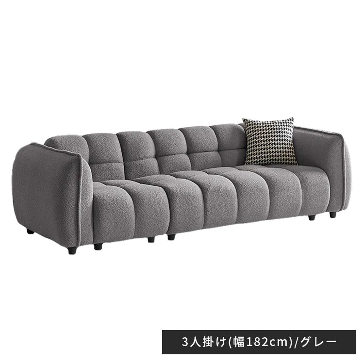 ソファー 2人掛け 3人掛け コンパクト ベルベット ブルー ベージュ おしゃれ 肘掛け付き 北欧 dlo-048-sofa