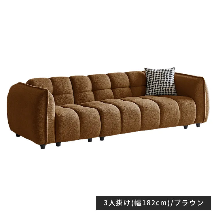 ソファー 2人掛け 3人掛け コンパクト ベルベット ブルー ベージュ おしゃれ 肘掛け付き 北欧 dlo-048-sofa