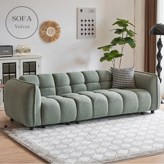 ソファー 2人掛け 3人掛け コンパクト ベルベット ブルー ベージュ おしゃれ 肘掛け付き 北欧 dlo-048-sofa
