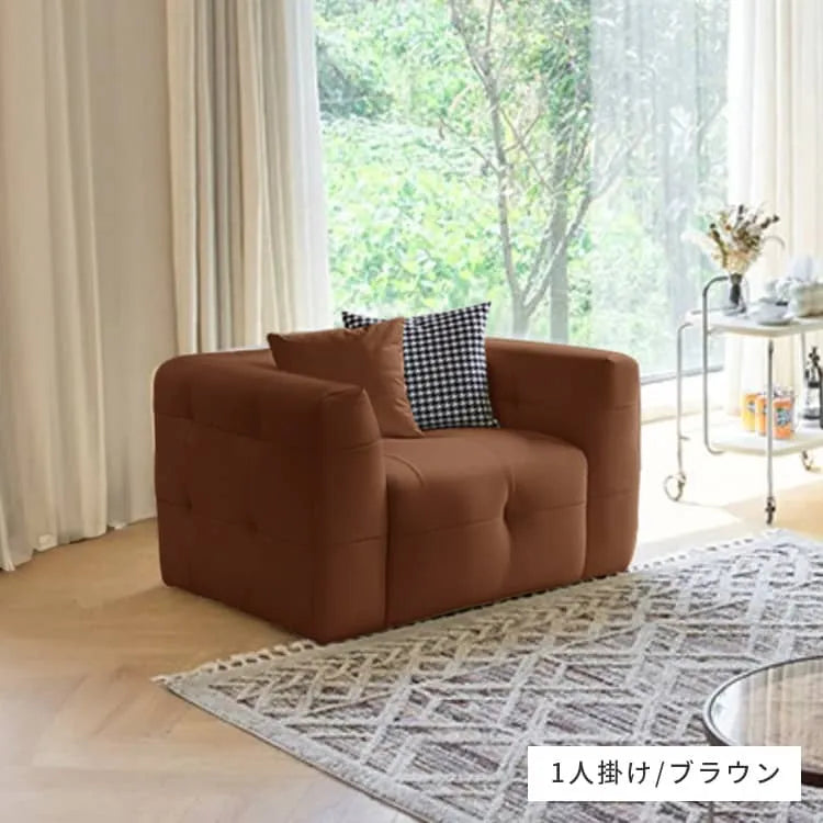 ソファー 2人掛け 3人掛け コンパクト おしゃれ 北欧風 モダン リビング 快適 クッション付き 背もたれ付き dlo-056