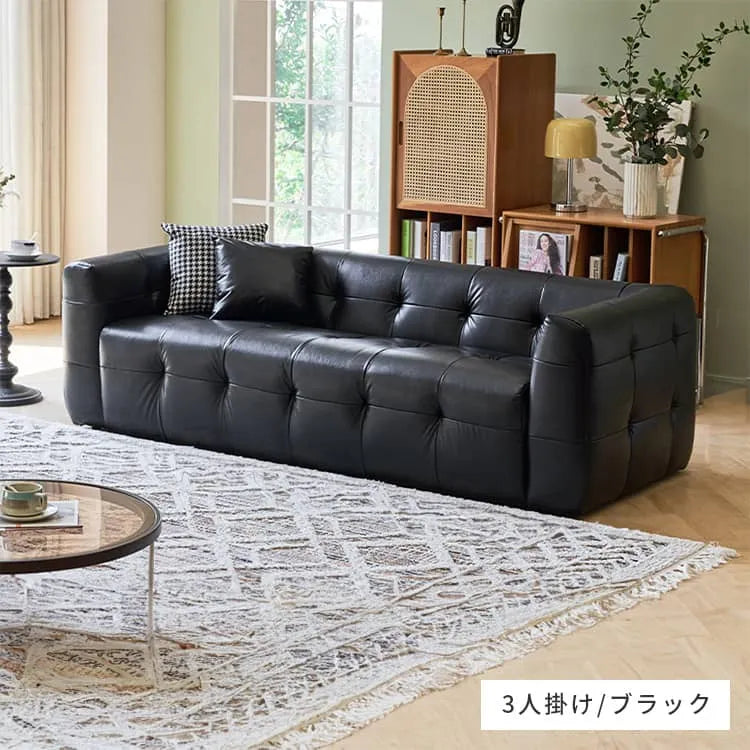 ソファー 2人掛け 3人掛け コンパクト おしゃれ 北欧風 モダン リビング 快適 クッション付き 背もたれ付き dlo-056