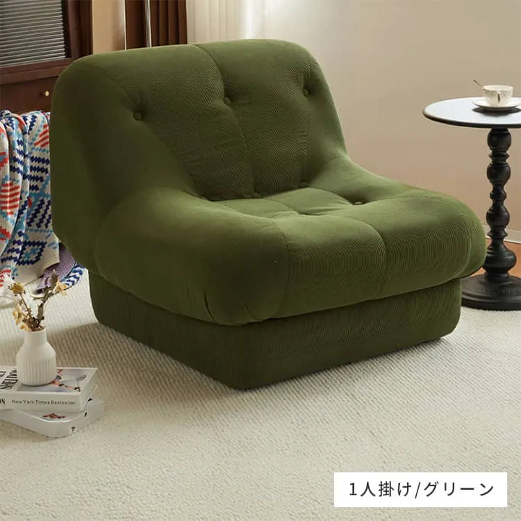ソファ 1人掛け 座椅子 一人用 グレー 完成品 幅82cm ソファー 北欧 おしゃれ 引越 新生活応援 高級感 新居 dlo-060-sofa