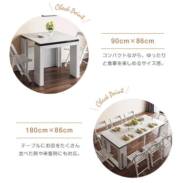 ダイニングテーブル 伸長式 ダイニングテーブル 2人用 4人用 fajf-959