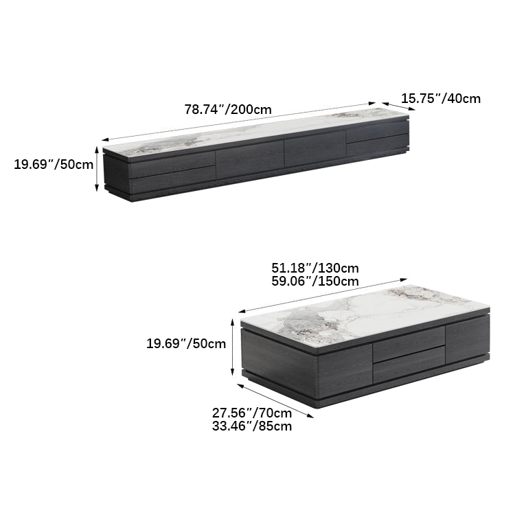 テレビ台 幅200cm TVボード セラミック天板 高級感 faml-699