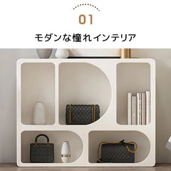 申し訳ありませんが、画像から素材を特定することはできません。ただし、一般的なタイトルを提案できます：

「モダンデザインのキャビネット｜高級感あふれる収納家具」

このようなタイトルであれば、SEOにもユーザーの興味を引くことができると思います。 fcwz-2360