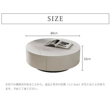 セラミック センターテーブル おしゃれ 丸 テーブル  fel-1942