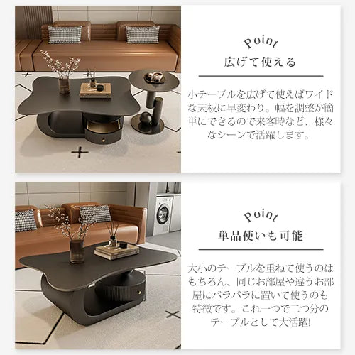 ロー テーブル 白 おしゃれな リビング テーブル センター テーブルfel-1957