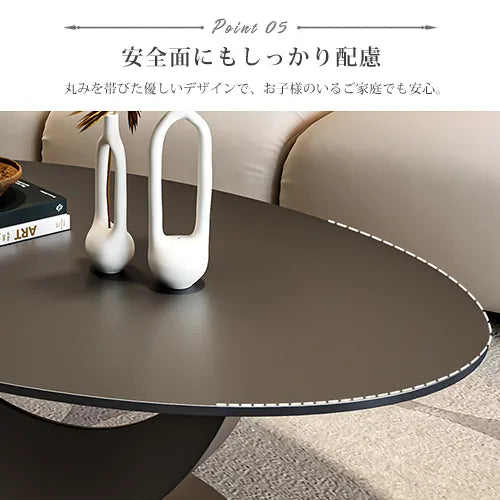 センター テーブル おしゃれ セラミック テーブル ローテーブル fel-2436