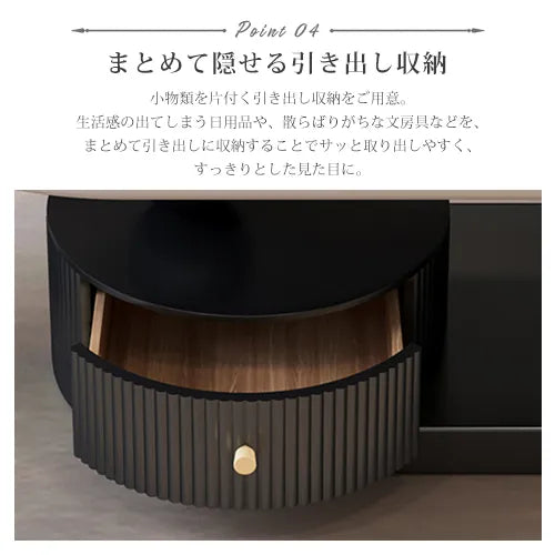 センターテーブル セラミック 引き出し 楕円形 北欧 ローテーブル おしゃれ fel-3426