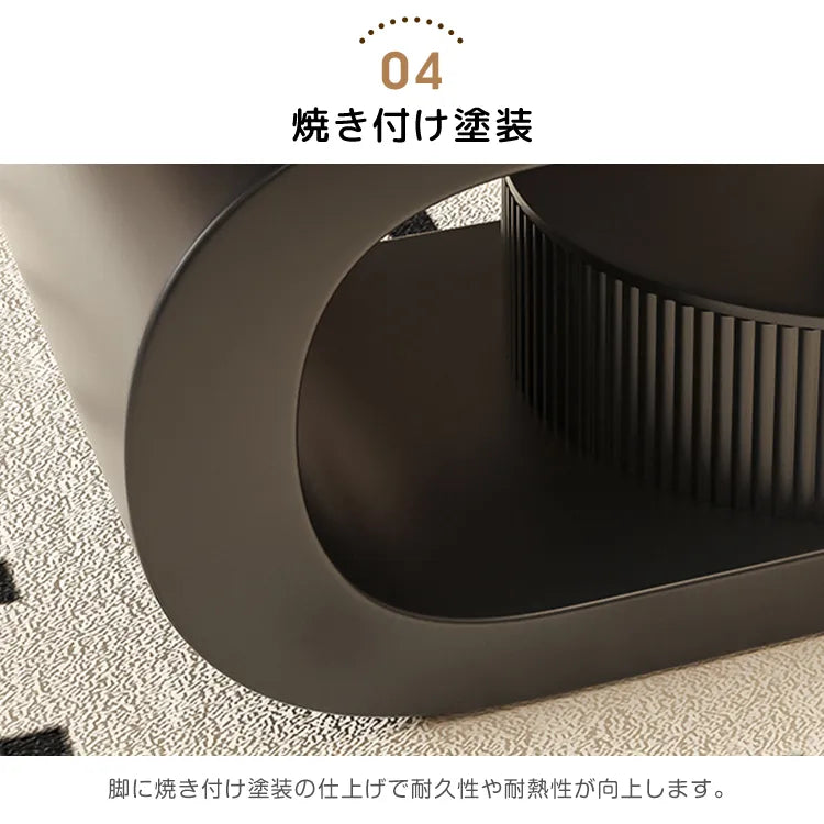 センターテーブル 引き出し 楕円 レトロ ローテーブル おしゃれ fel-3432