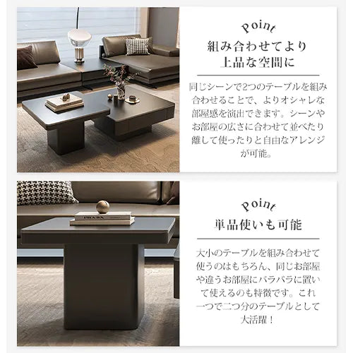 センターテーブル 高級感 セラミック 幅70cm 80cm ローテーブル おしゃれ fel-3434