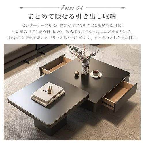 センターテーブル 高級感 セラミック 幅70cm 80cm ローテーブル おしゃれ fel-3434