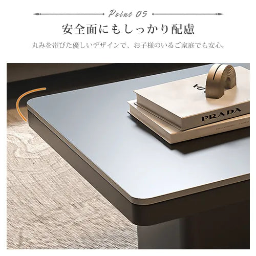 センターテーブル 高級感 セラミック 幅70cm 80cm ローテーブル おしゃれ fel-3434