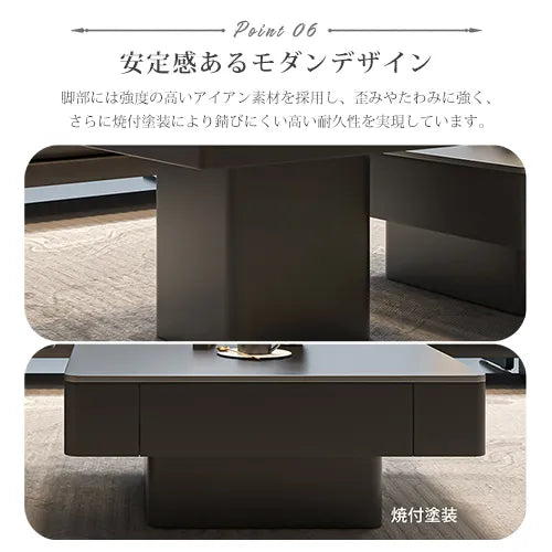 センターテーブル 高級感 セラミック 幅70cm 80cm ローテーブル おしゃれ fel-3434