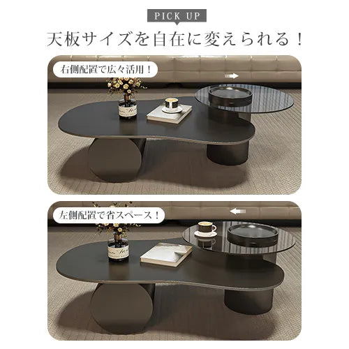 センターテーブル かわいい セラミック 幅100cm 120cm ローテーブル おしゃれ fel-3438