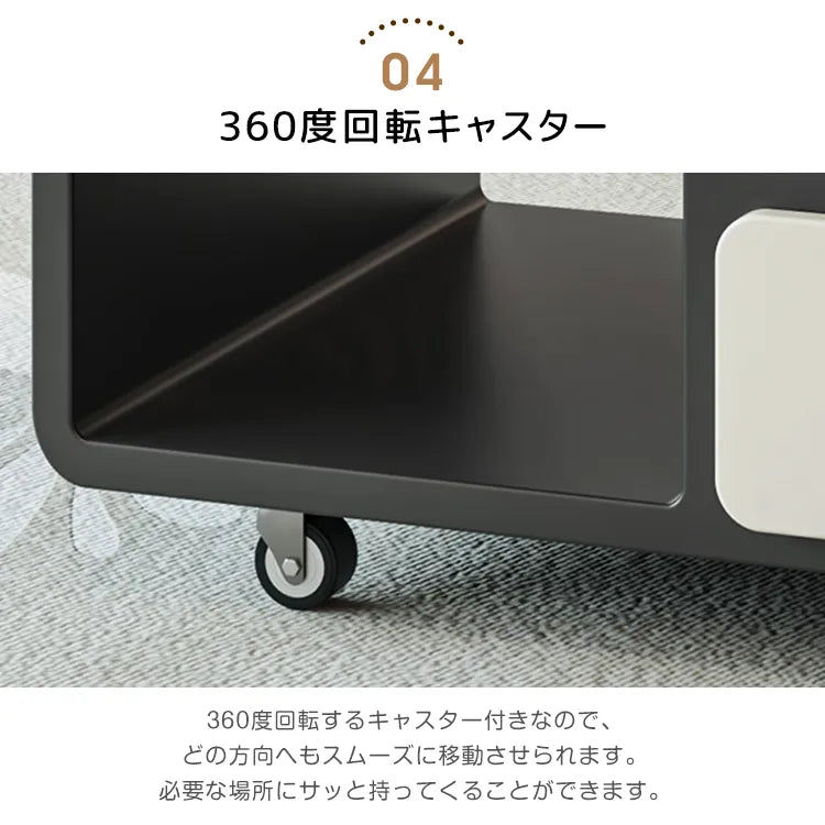 ローテーブル セラミック カフェ コーヒーテーブル 引き出し収納付き かわいいセンターテーブル おしゃれ fel-3629