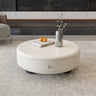 センターテーブル ローテーブル 丸 カフェ コーヒーテーブル 引き出し収納付き かわいいおしゃれ fel-3630