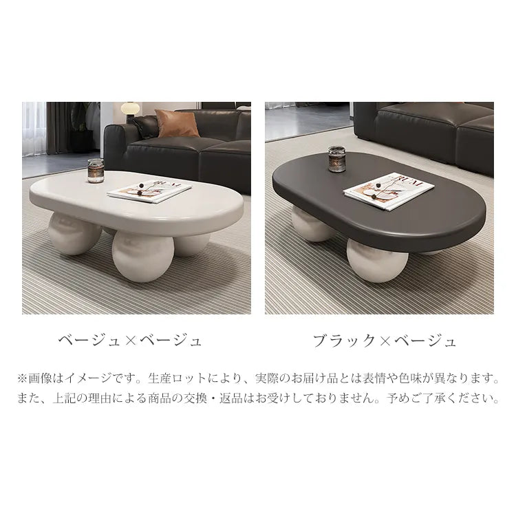 ローテーブル おしゃれ センターテーブル 白 北欧風 ホワイト ブラック 北欧 コーヒーテーブル かわいい fel-3635