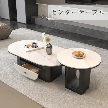 センターテーブル セラミック 木製 収納付き 幅100 120 130cm モダン おしゃれ fel-5571