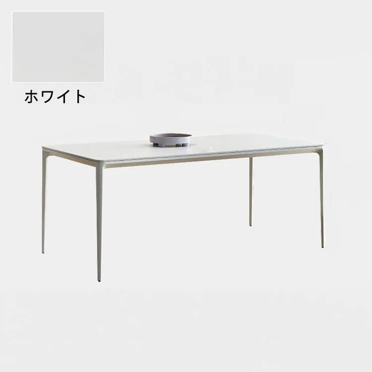セラミック ダイニングテーブル 単品 高級感 ホワイト fjnw-4533