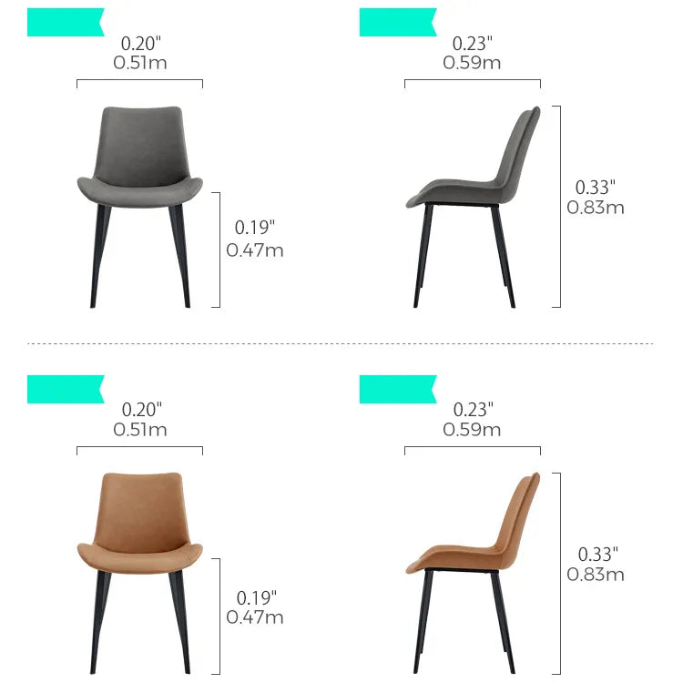 ダイニングチェア チェアおしゃれ PUレザー fjx-2636