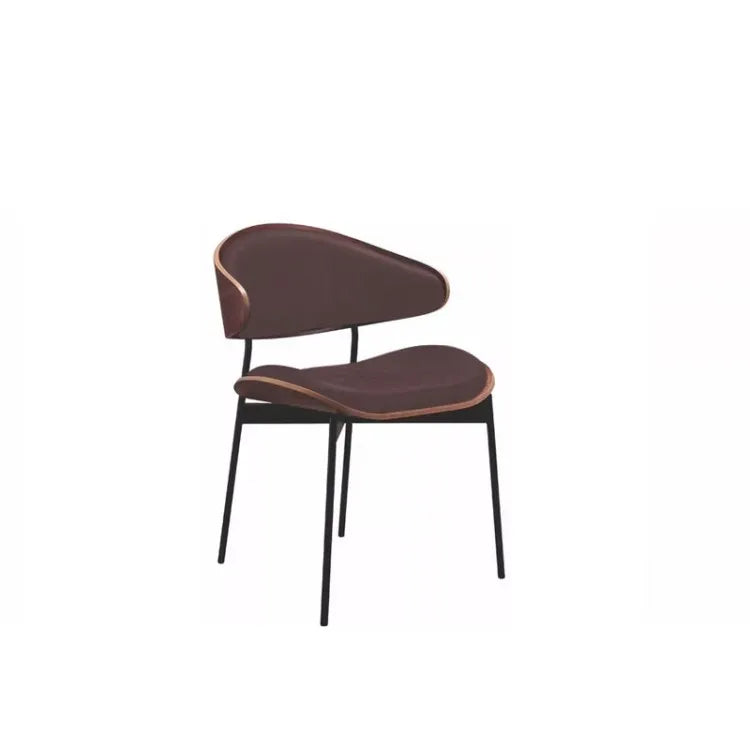 モダンデザインPUレザーチェア｜スタイリッシュな多層板構造シート 2脚 fjx-2645