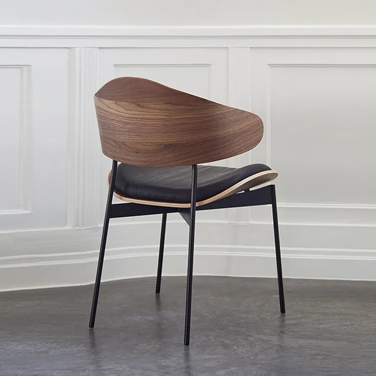 モダンデザインPUレザーチェア｜スタイリッシュな多層板構造シート 2脚 fjx-2645