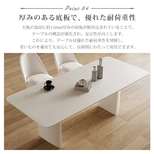 スタイリッシュなセラミック＆ステンレス製モダンテーブル - デザイン性と耐久性を両立！ fjx-2695