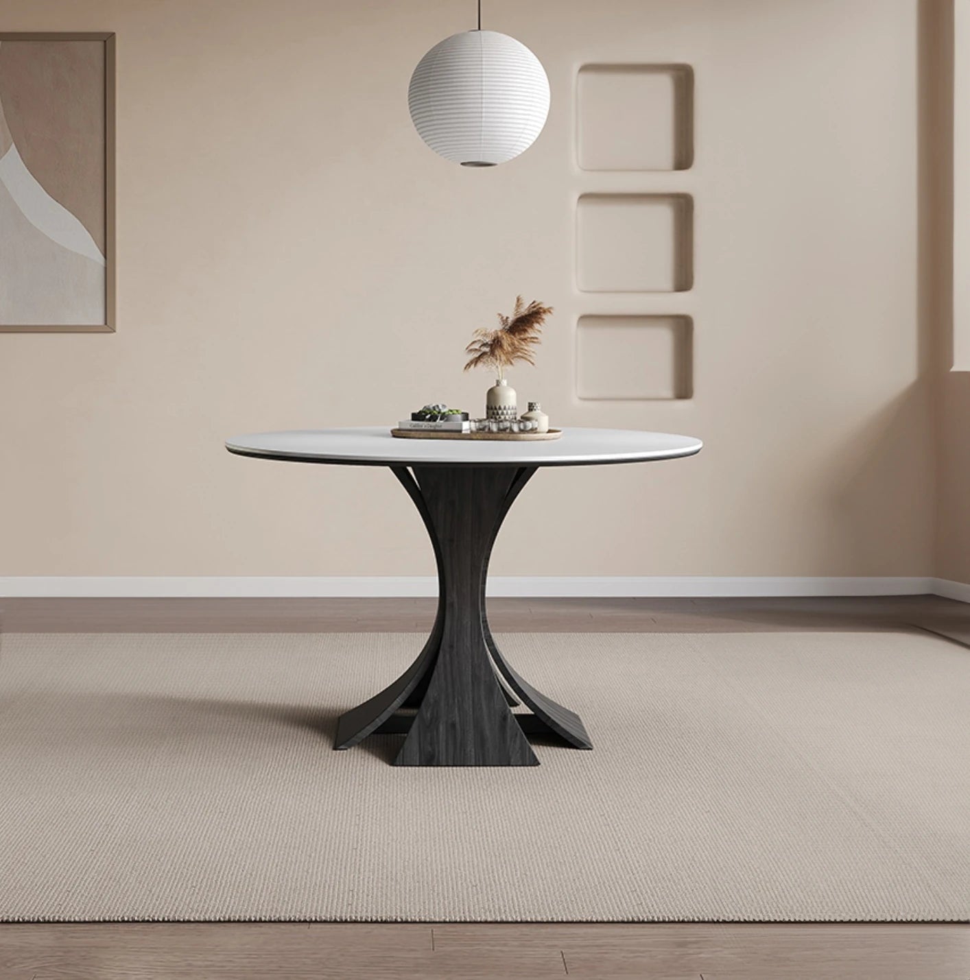 ダイニングテーブル 丸 80cm 丸テーブル 白 120cm 円卓 90cm 2人 4人掛け セラミック テーブル 円形 カフェテーブル おしゃれ fmc-3758