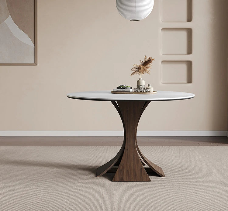 ダイニングテーブル 丸 80cm 丸テーブル 白 120cm 円卓 90cm 2人 4人掛け セラミック テーブル 円形 カフェテーブル おしゃれ fmc-3758