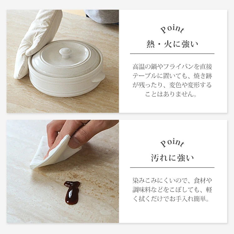 ダイニングテーブル 丸 高級感 食卓 セラミック モダン 円形 カフェテーブル おしゃれ fmc-3761