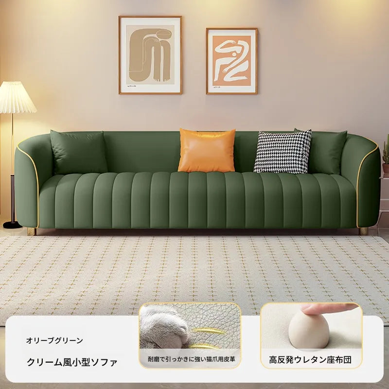 ソファー 低背 木製フレーム フレンチスタイル クリーム風 奥行き広い ゆったり 来客用 大容量 高耐久 安定性 おしゃれ 高級感 家庭用 カフェ用 美容院用 ホテル用 fmdgz-3721